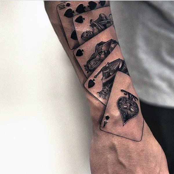 Unleash Your Inner Strength: The Best Forearm Tattoos for Cards
