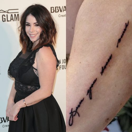 Flowing Elegance: The Beauty of Cursive Forearm Tattoos